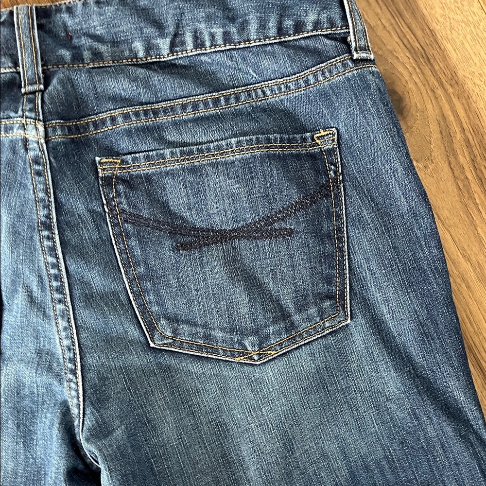 Gap Dark Blue Mid Rise Bootcut Jeans - Size 30R - Picture 7 of 10